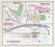 Chatham, Amsterdam, Brownsville, Luray, St. Louisville, Licking County 1875
